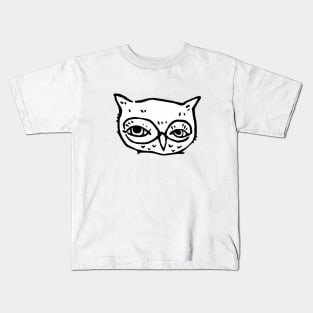 Shy Owl Kids T-Shirt